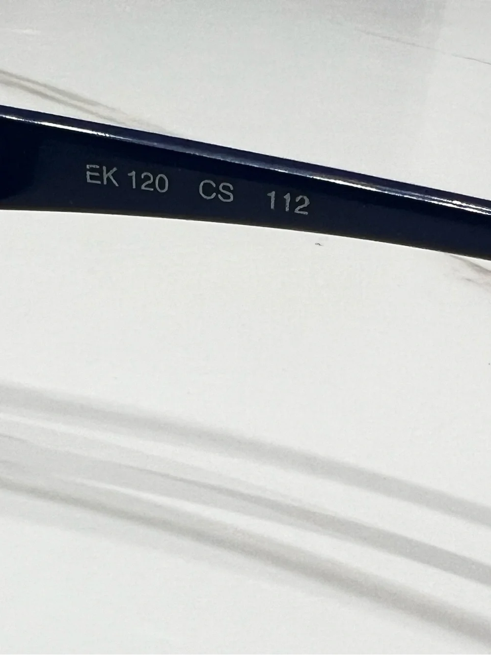 Vintage Emmanuelle Khan Sunglasses Made In Paris Blue Rhinestones Ek 120 /CS112
